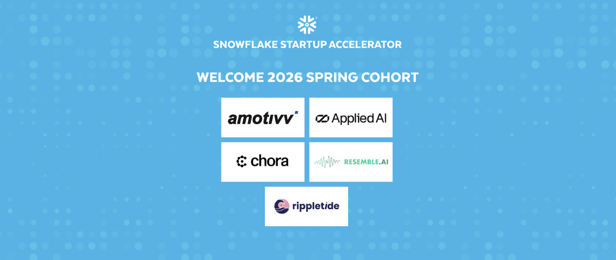 Snowflake: Accelerator-ondersteuning voor start-ups in 2026