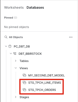 Check Staging Models