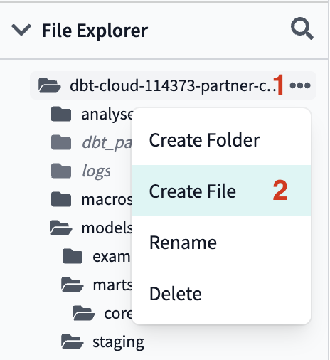 Home Directory New File
