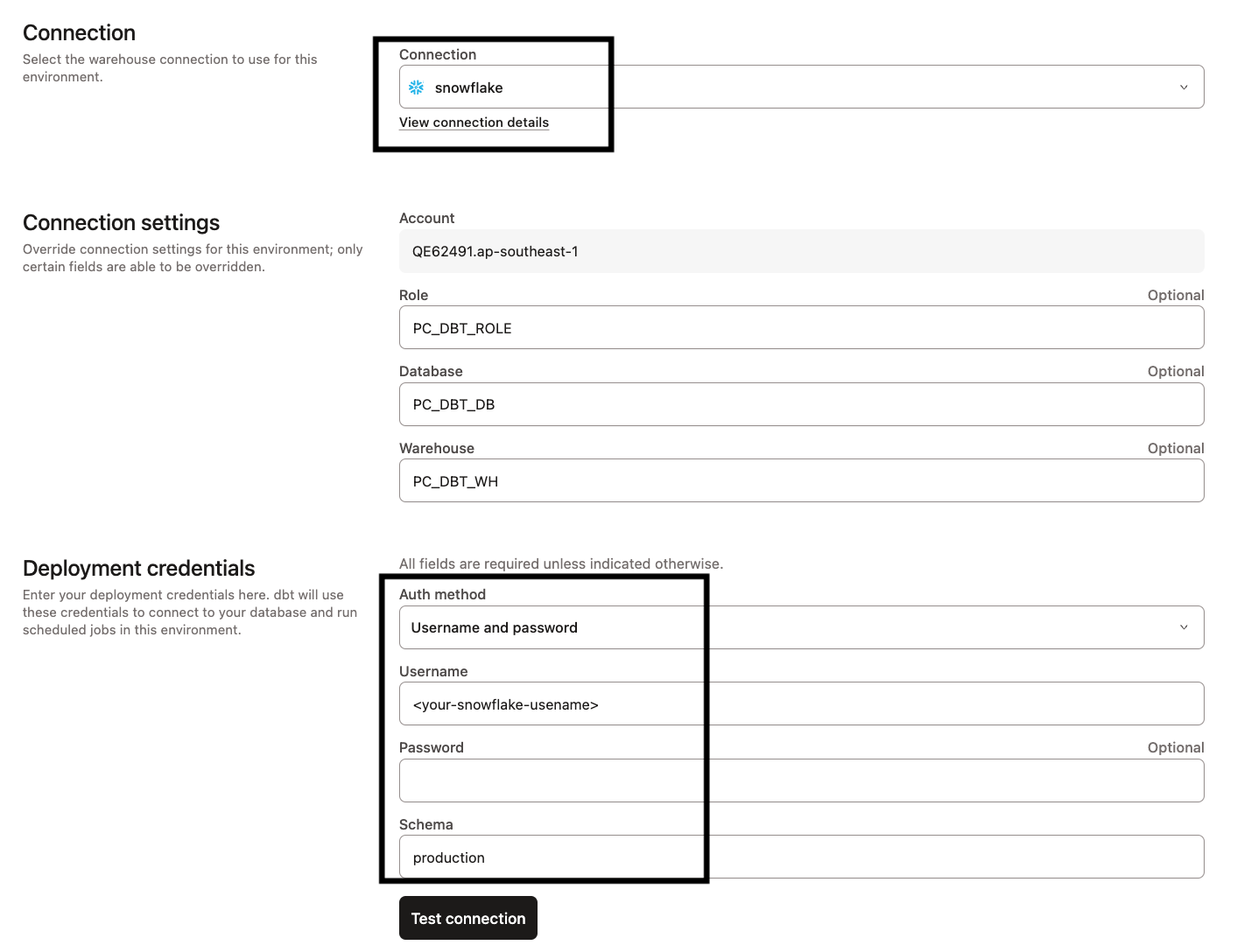 Deployment Schema Update