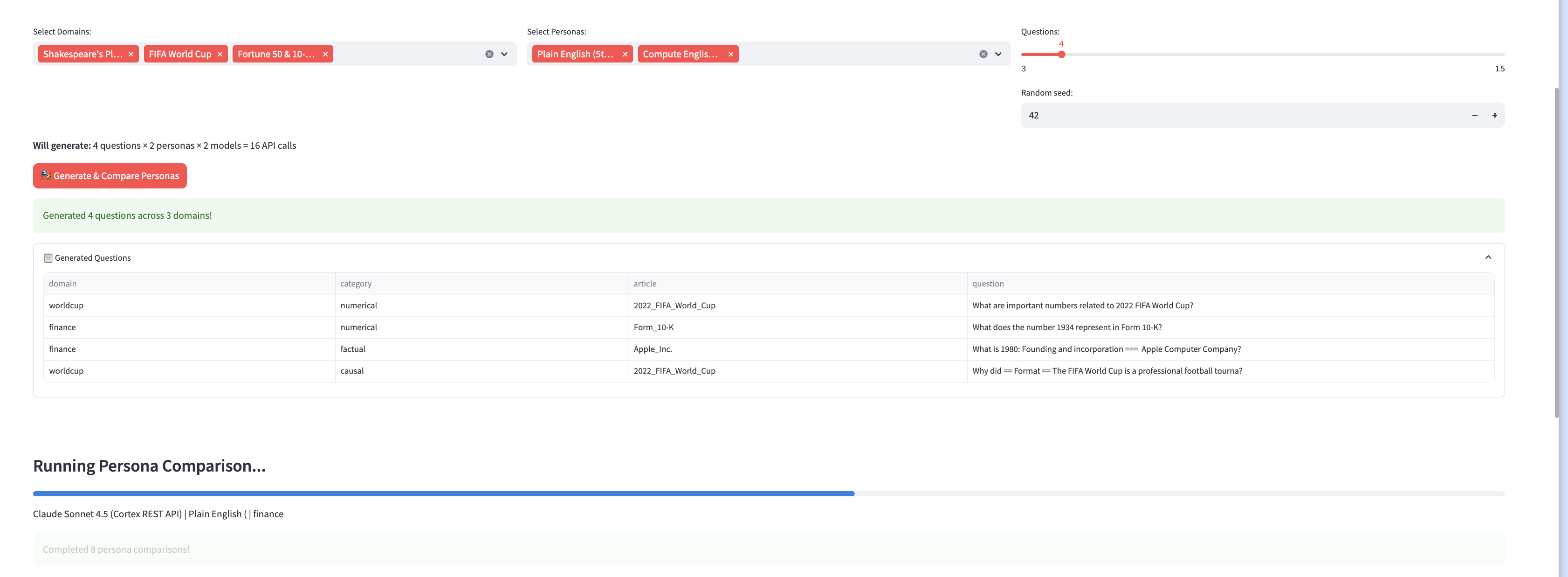Persona Compare — Detail Views