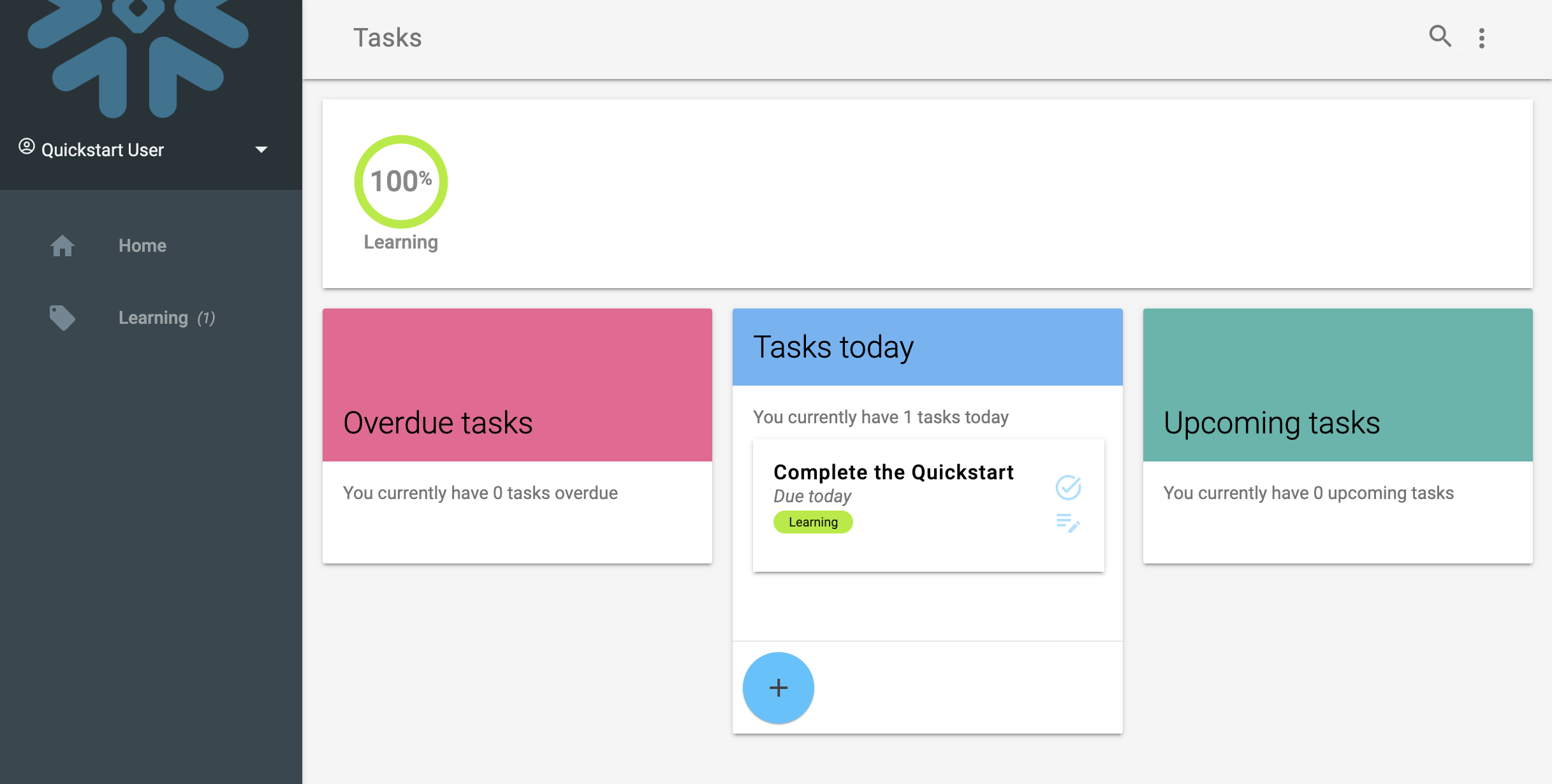 Complete the quickstart