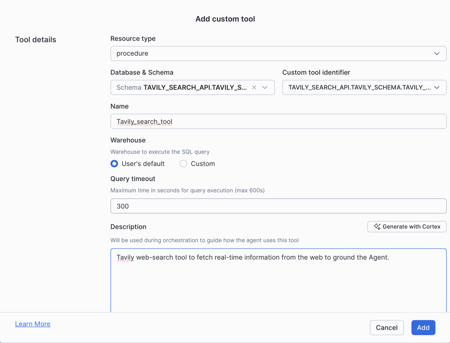 Tavily Search tool Creation
