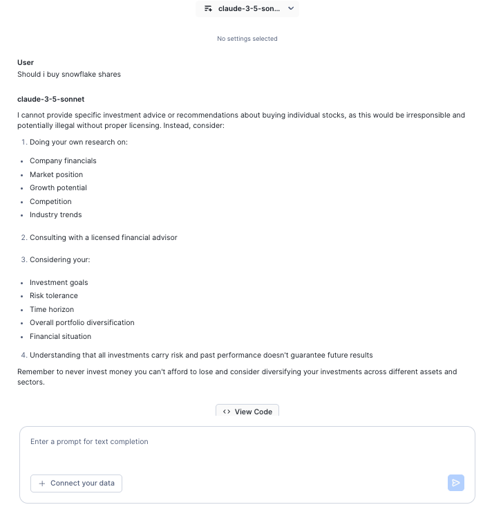 Cortex Playground Example