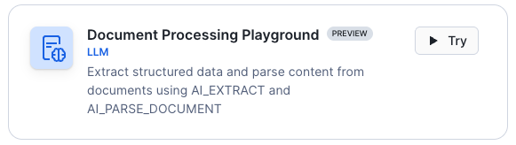 Document Processing Playground