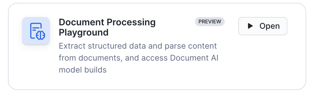 Document Processing Playground