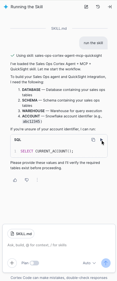 Verify Account Params