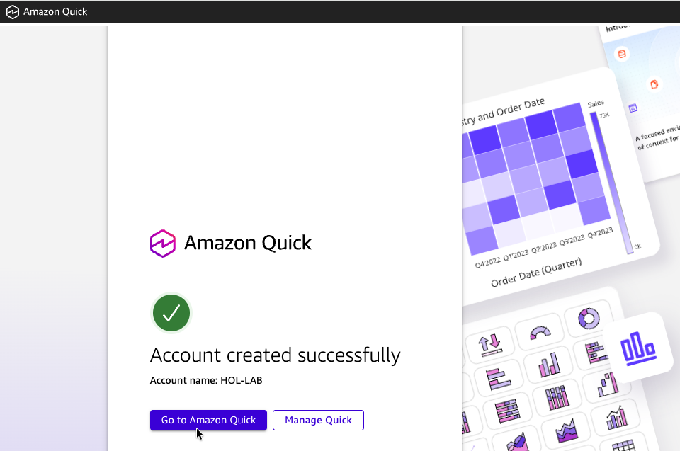 Account success