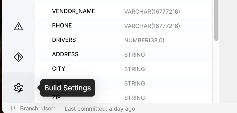 Build settings