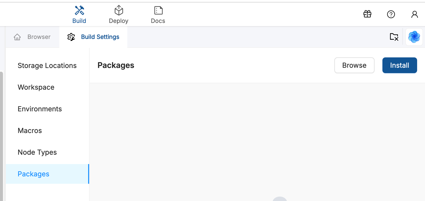 Package Browse