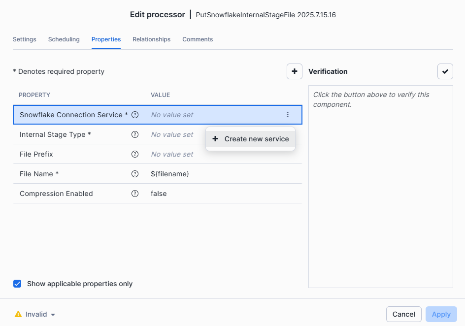 snowflake connection service
