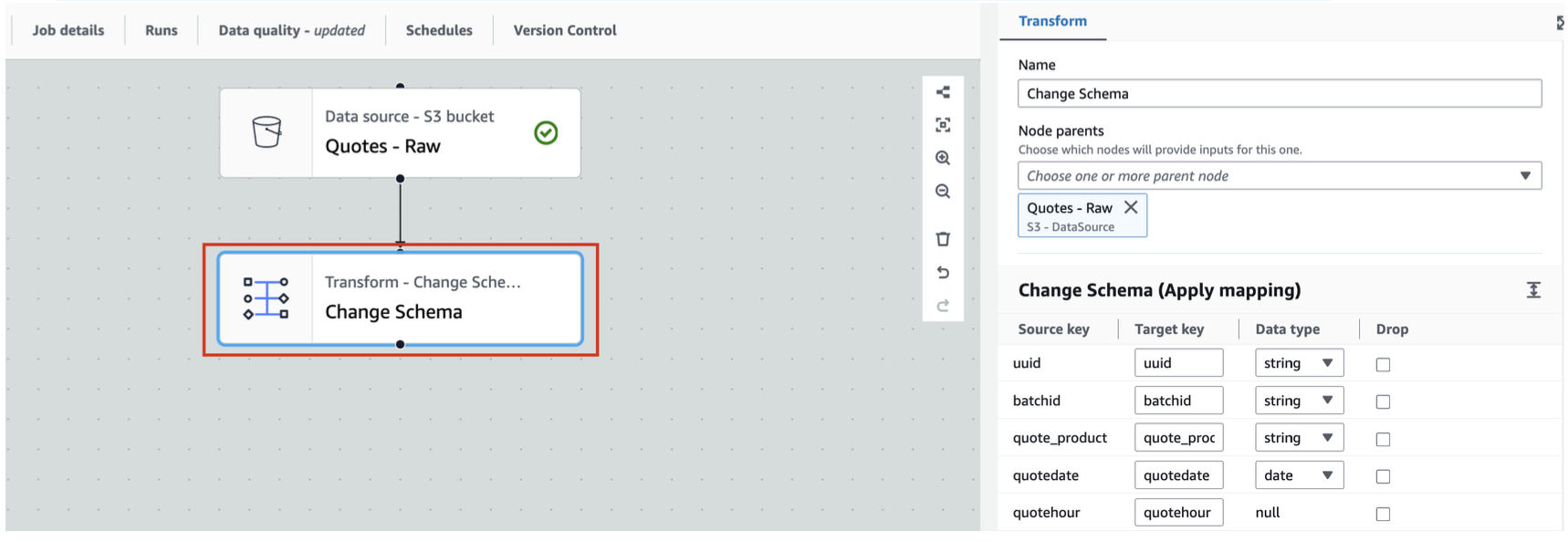 ChangeSchema