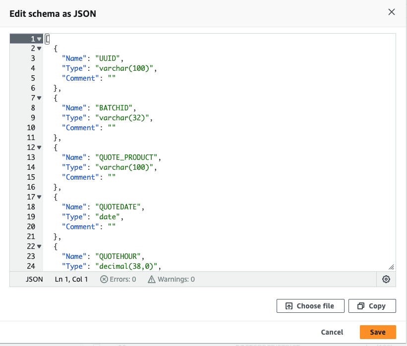 SaveSchema