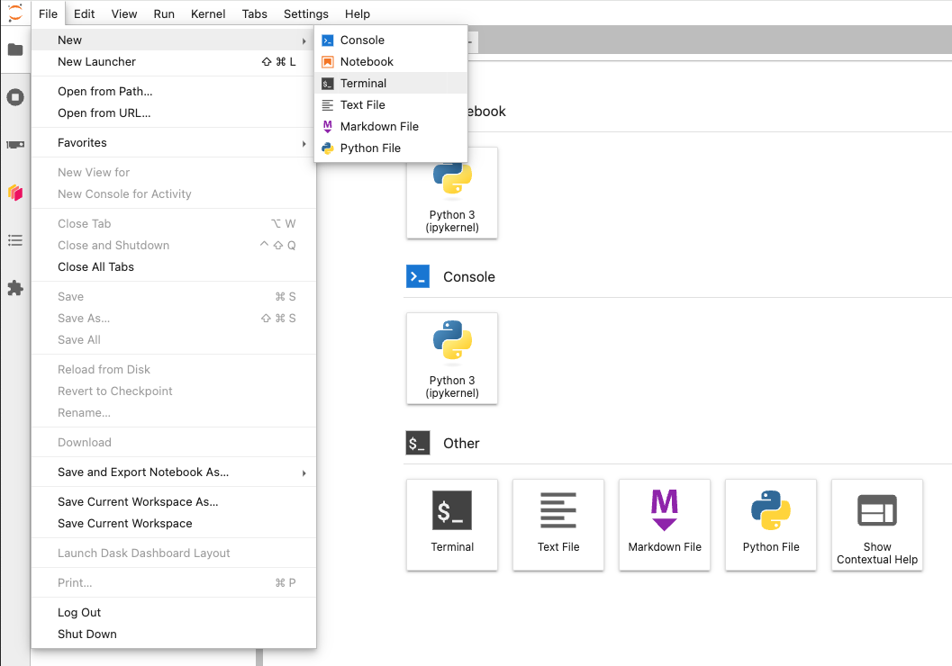 JupyterLab Terminal