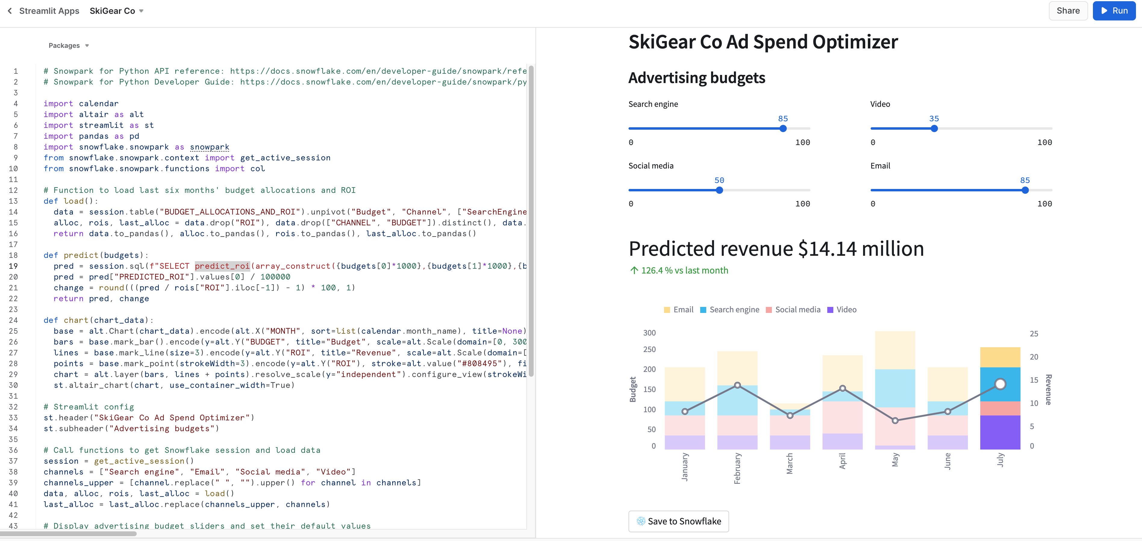Streamlit-in-Snowflake