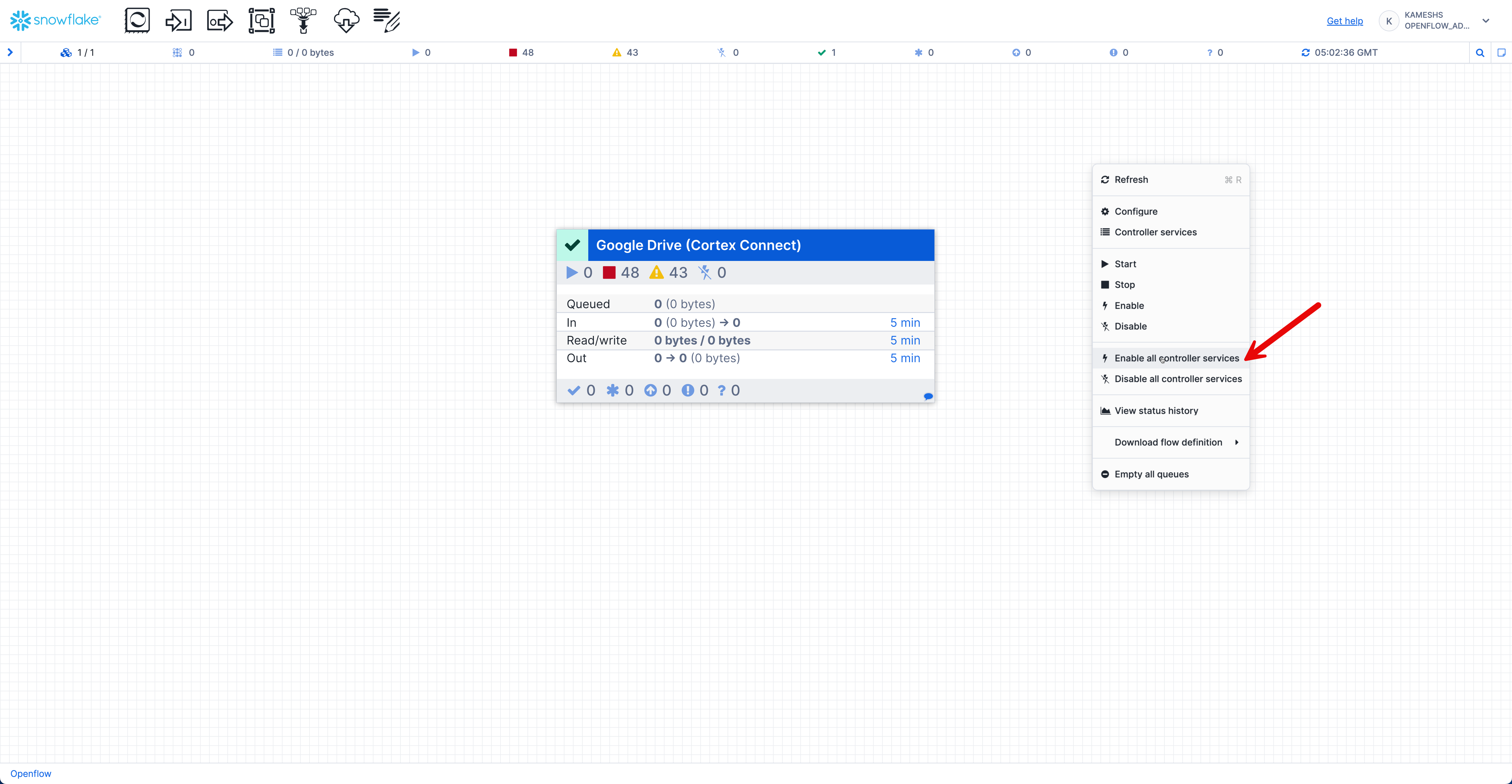 Enable All Controller Services