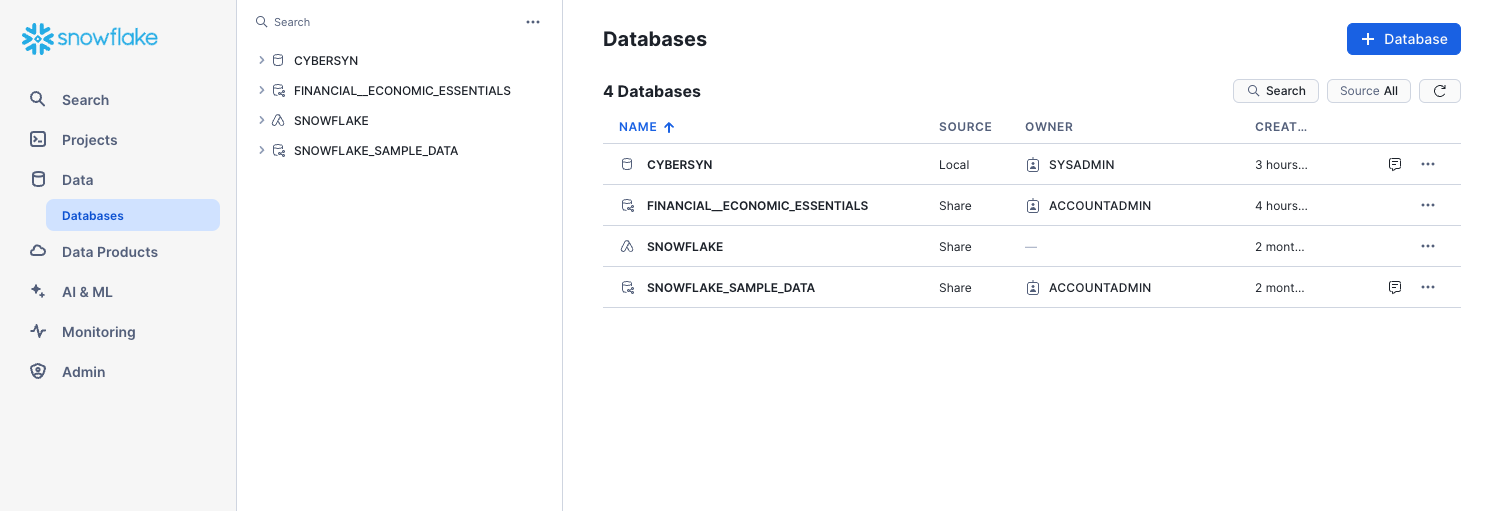 arrow over database icon