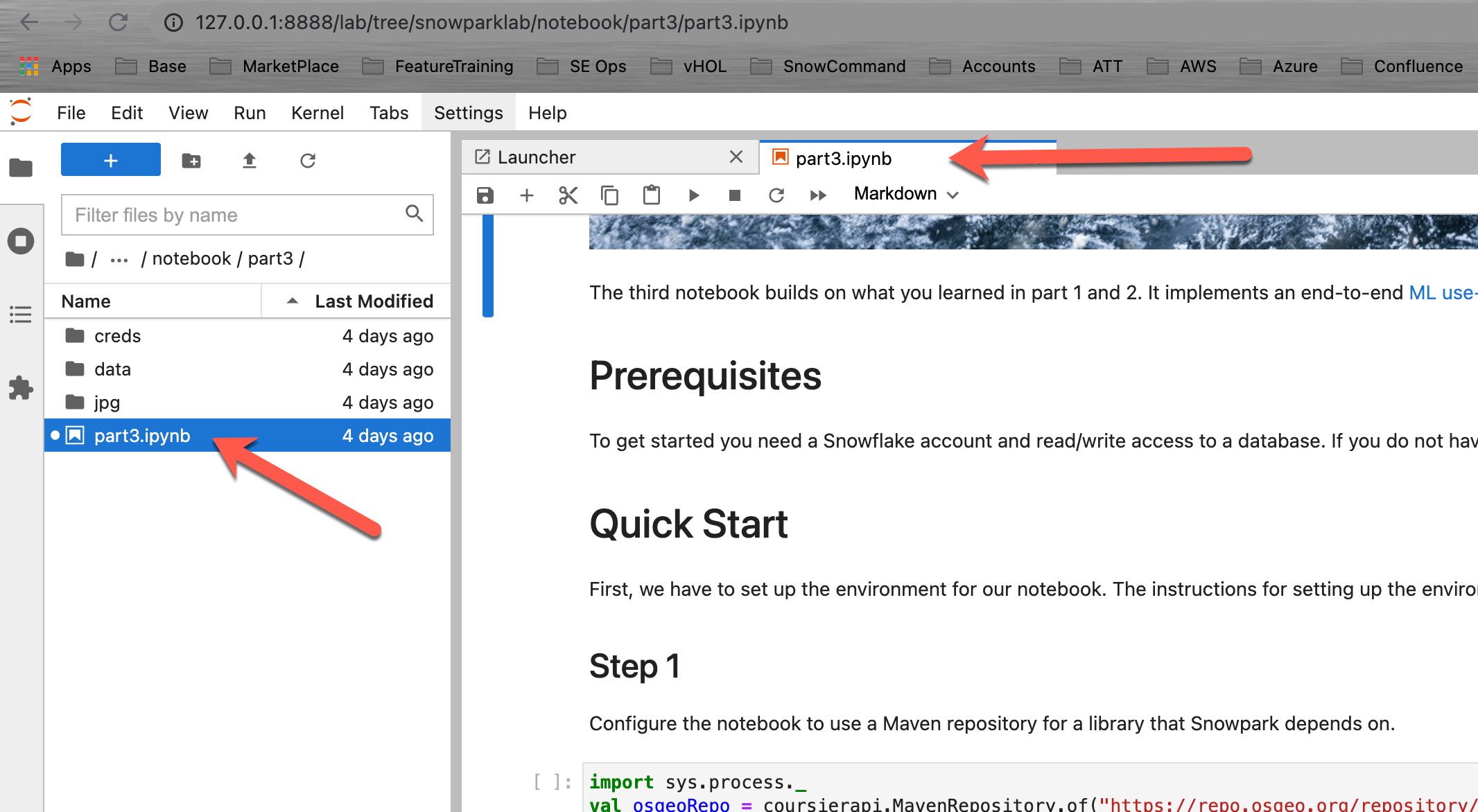 Part 3 노트북 열기