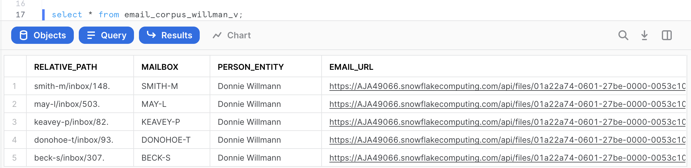 Access shared data files