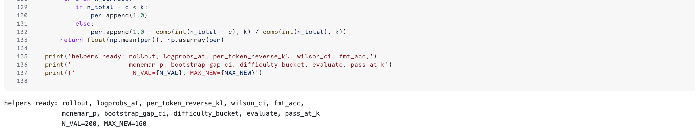 Helpers and eval primitives loaded