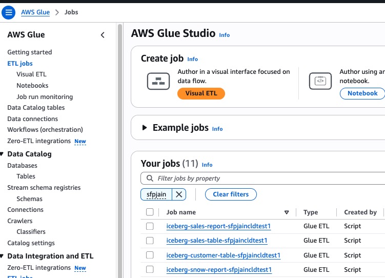 Glue ETL Jobs
