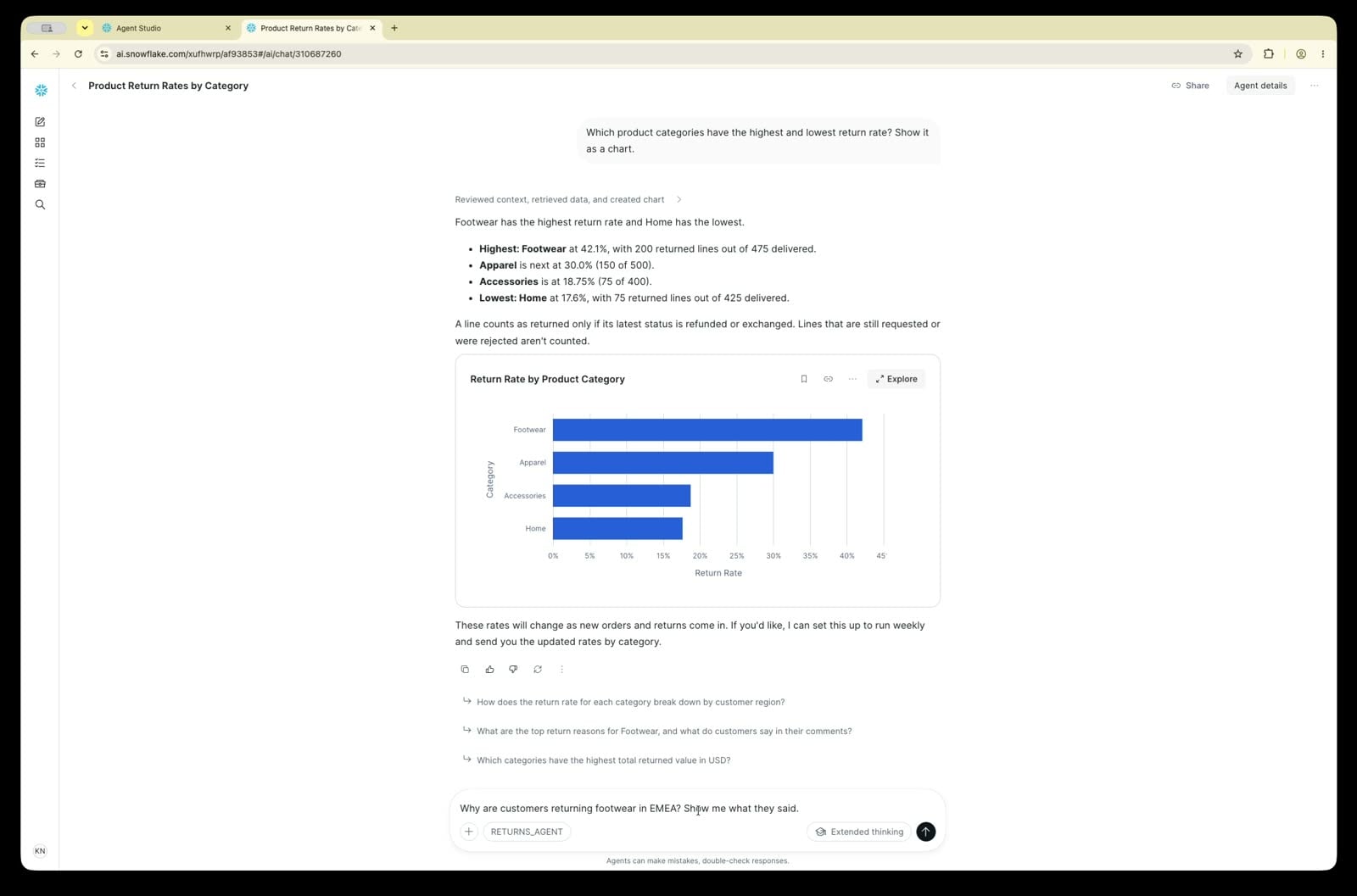 CoWork answer with a chart