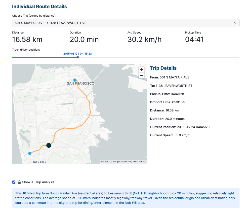 Individual Route Visualization
