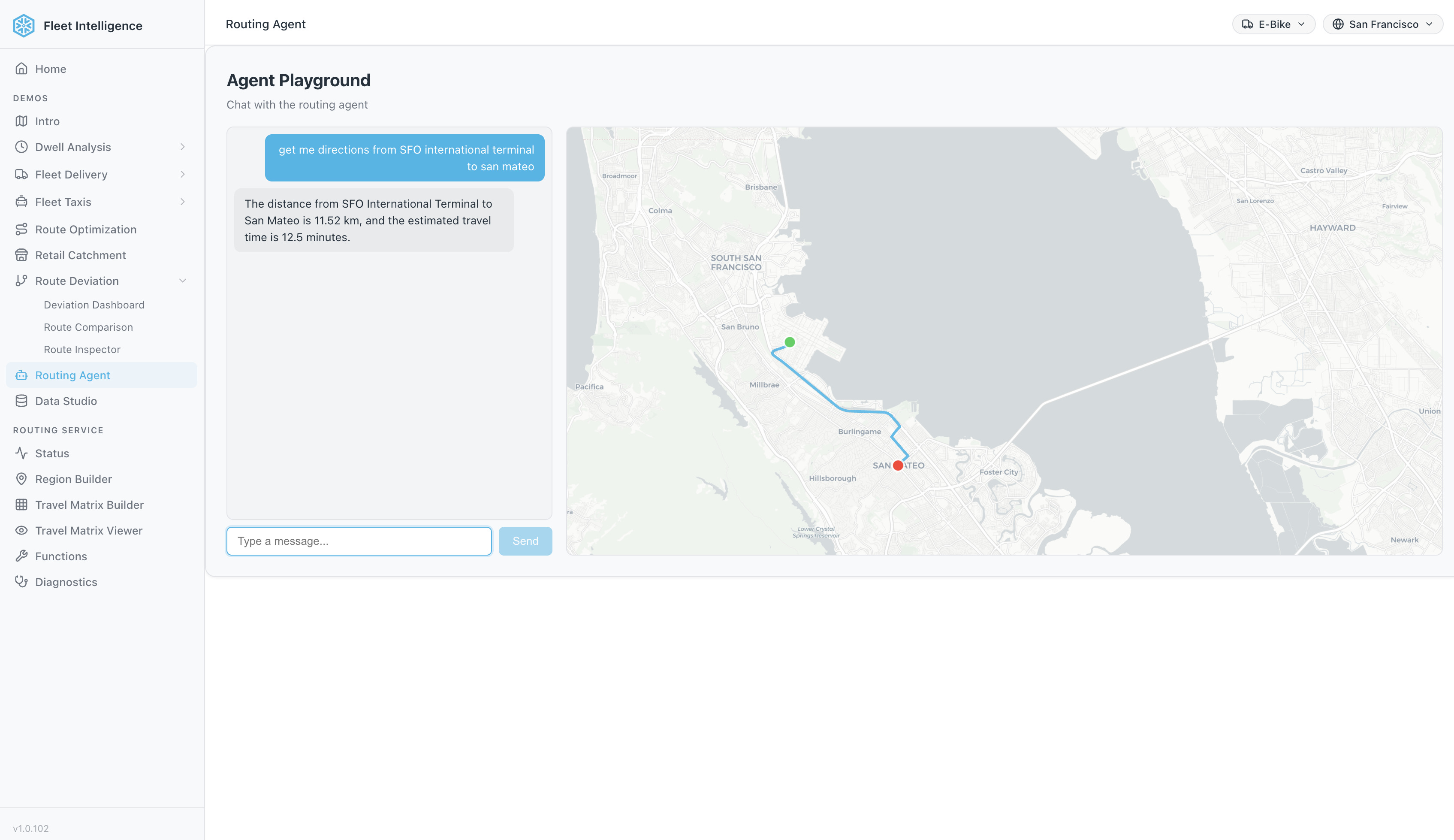 Routing Agent Playground