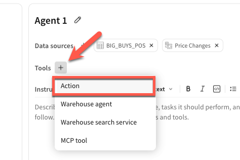 Action tools