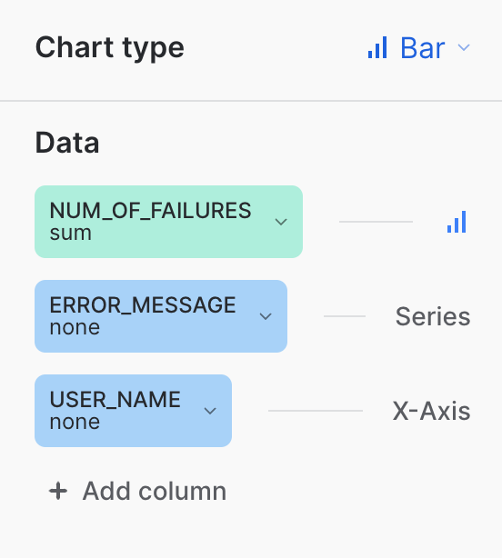 Set Tile Data Columns