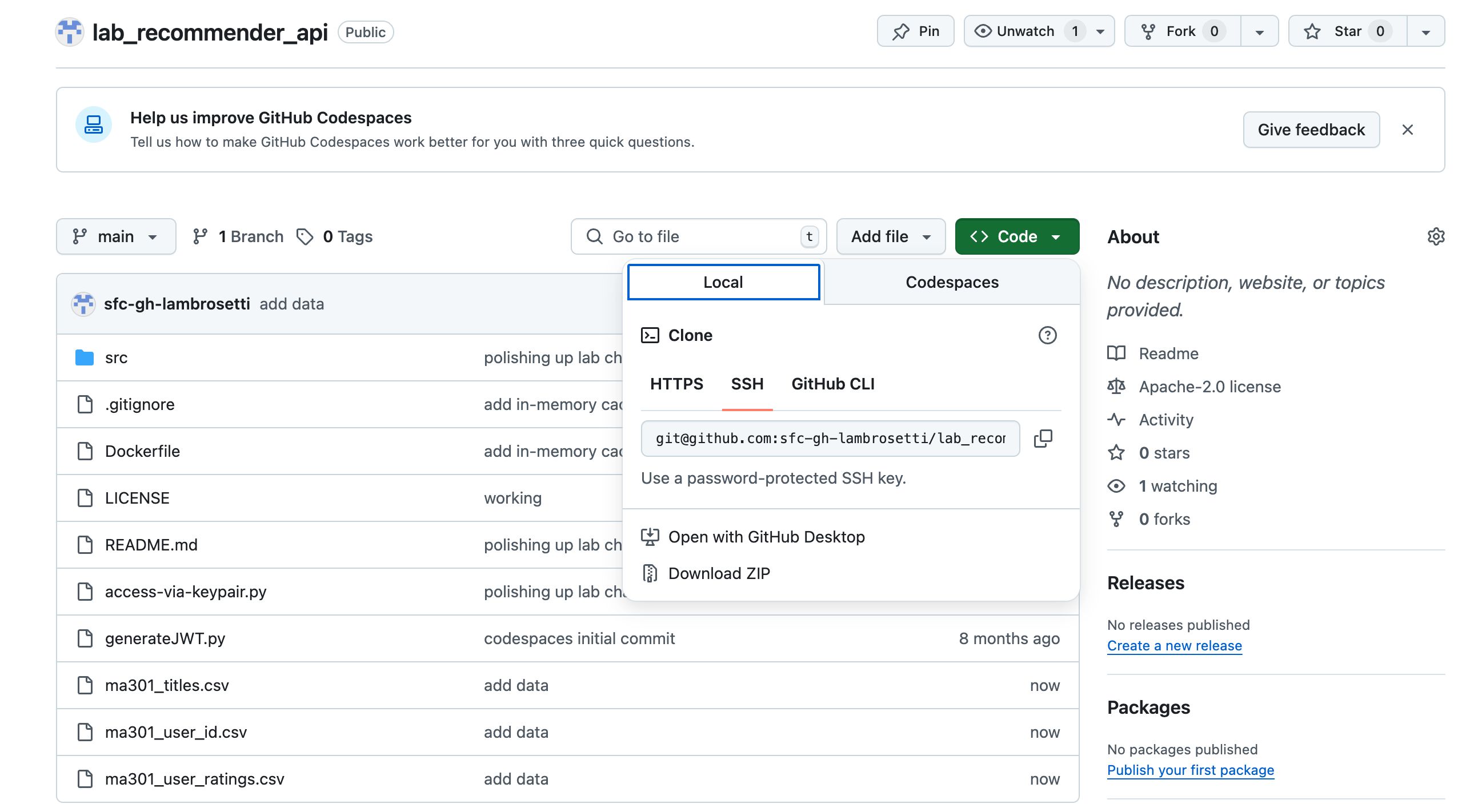 Gitlab - Download Data