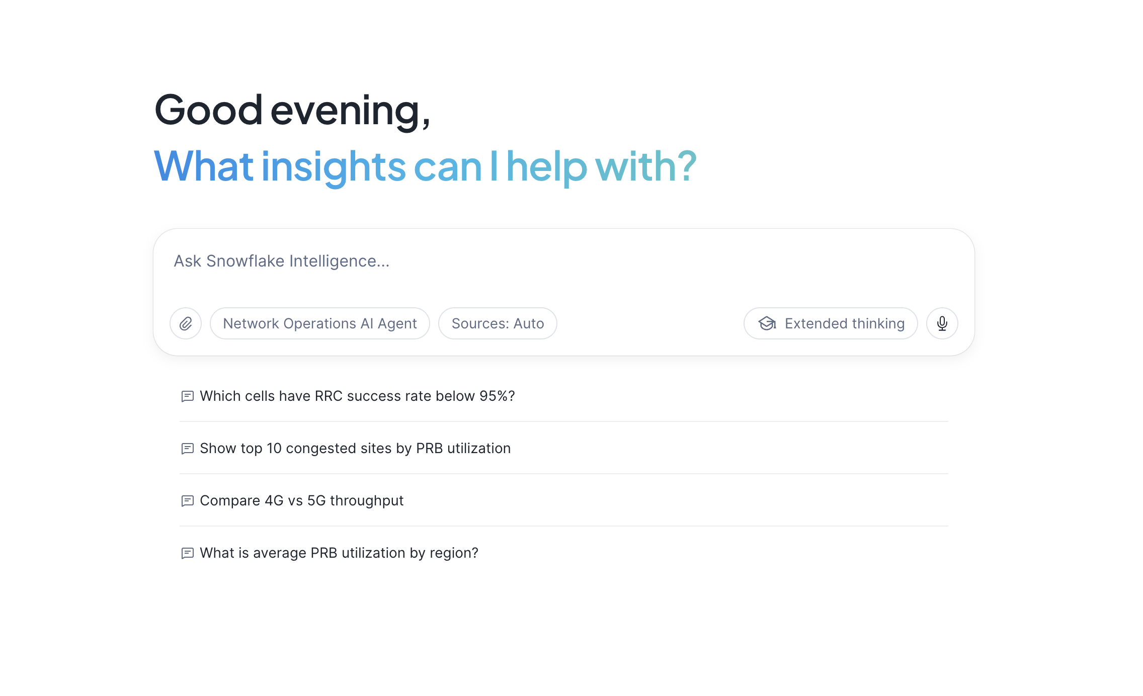 Navigate to Snowflake Intelligence