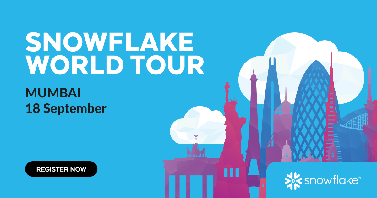 Snowflake World Tour 2025 – Mumbai