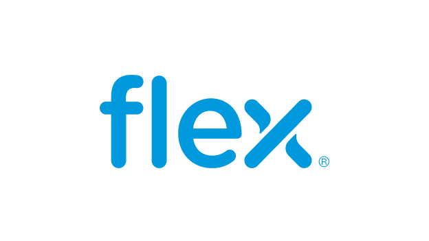 flex logo snowflake