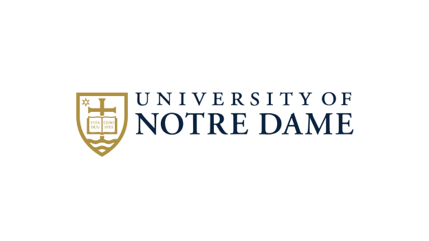 University of Notre Dame Logo Snowflake