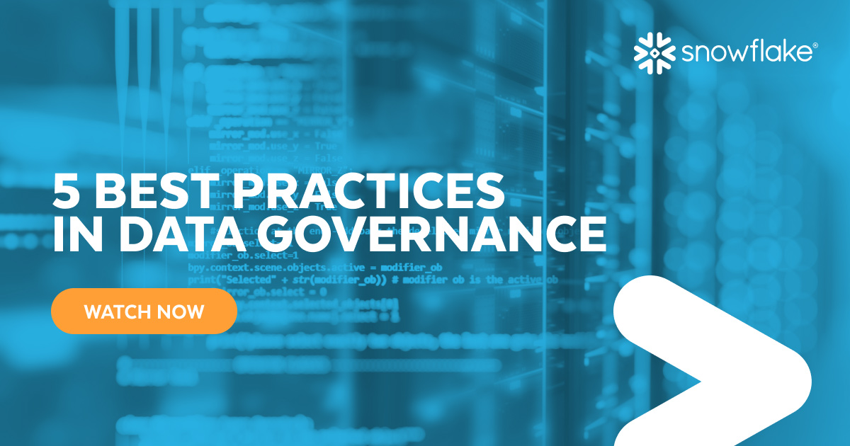 5 Best Practices In Data Governance 5 Best Practices In Data Governance