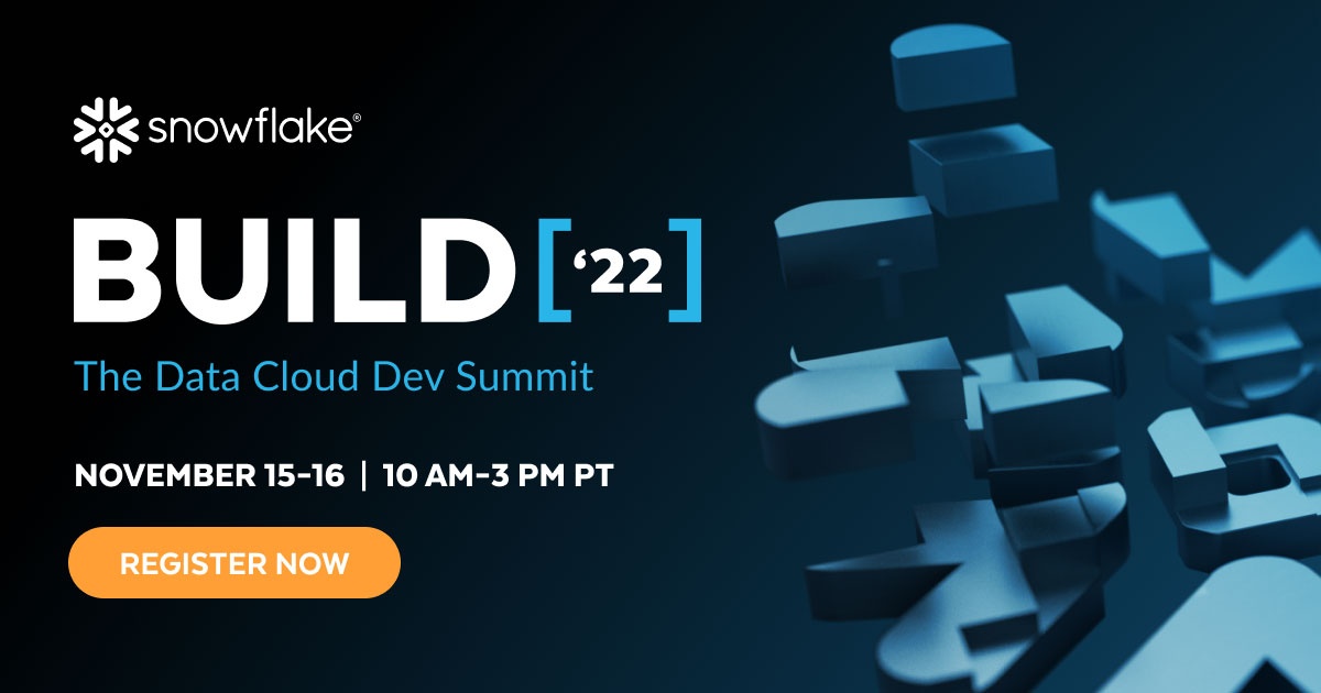 Data Cloud Dev Summit Snowflake Build Global