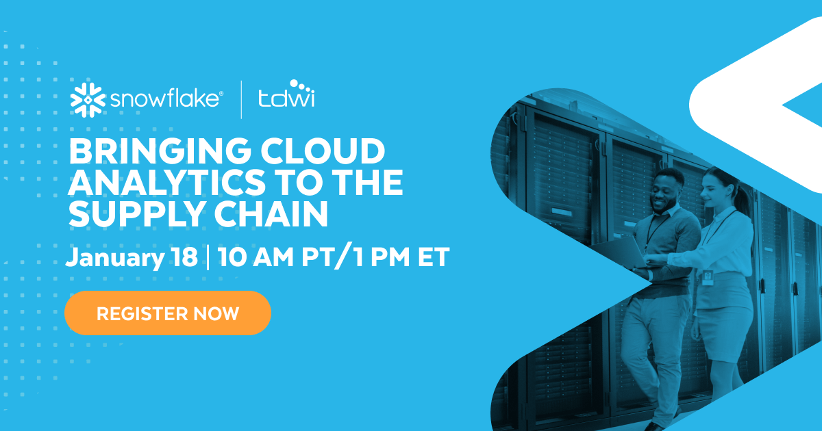 inar Bringing Cloud Analytics to Supply Chain Challenges