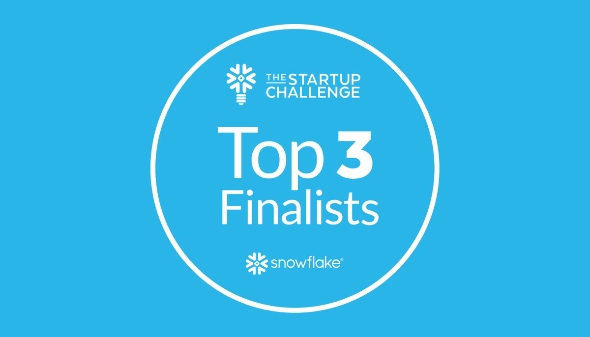The 2023 Snowflake Startup Challenge Showdown Is Set: Meet the 3 Finalists