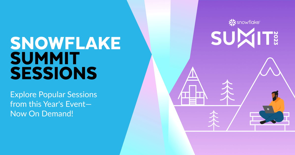Snowflake Summit 2023 OnDemand