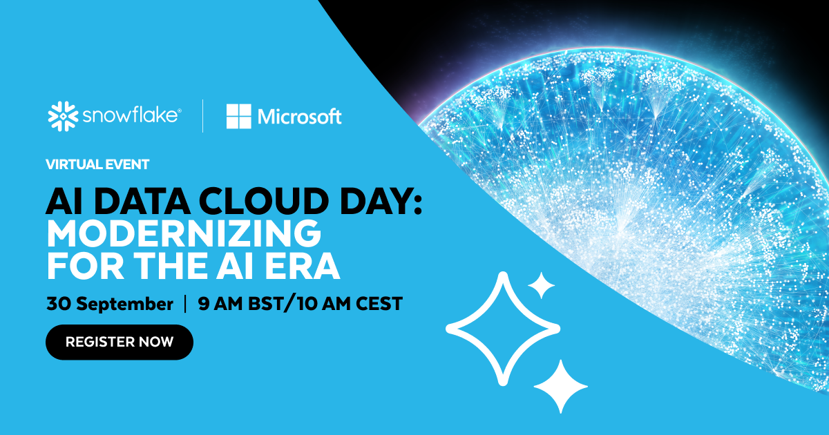 AI Data Cloud Day: Modernizing for the AI Era