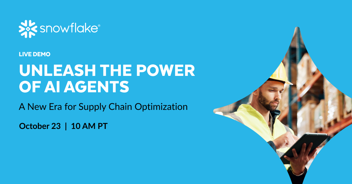 Unleash the Power of AI Agents: A New Era for Supply Chain Optimization ...