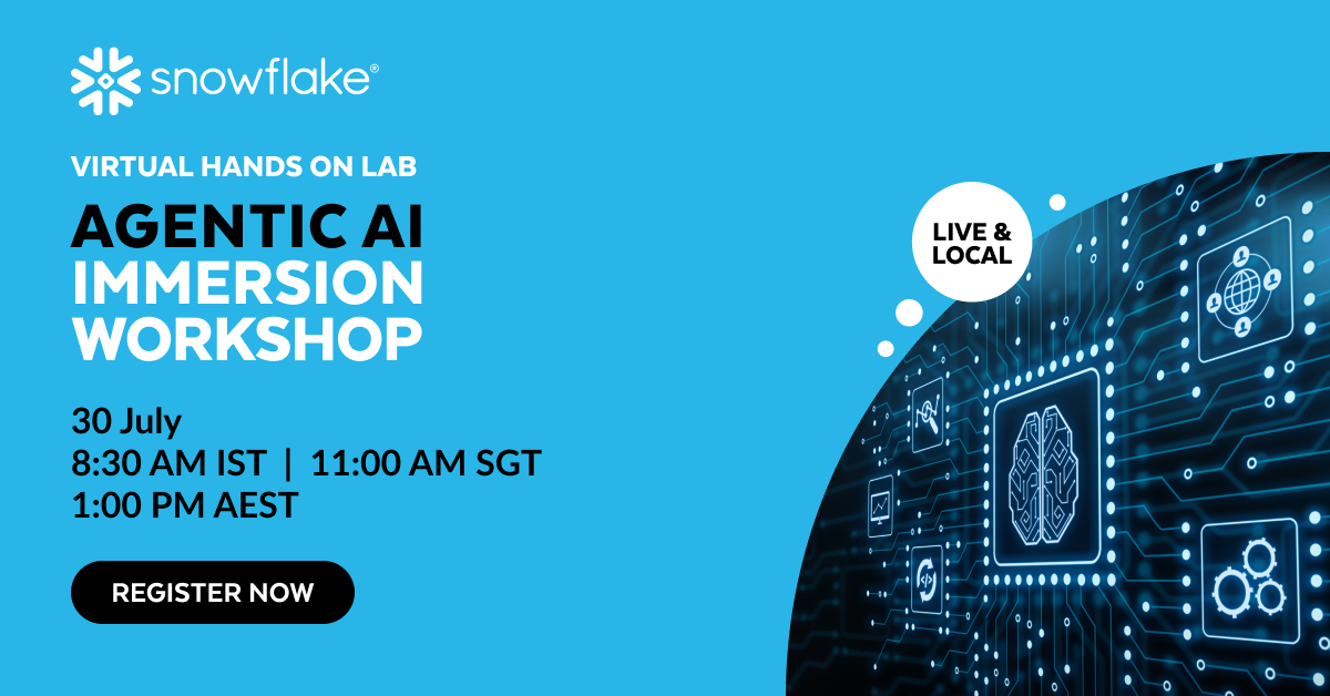 Agentic AI Immersion Workshop - Snowflake