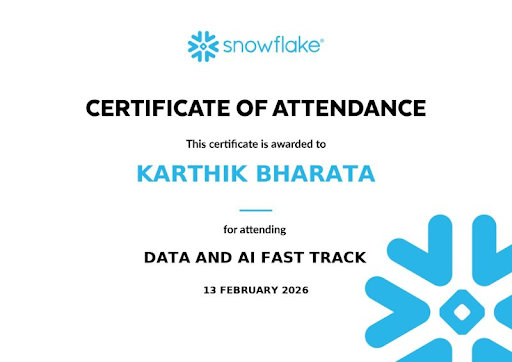 Certificate of Attendance